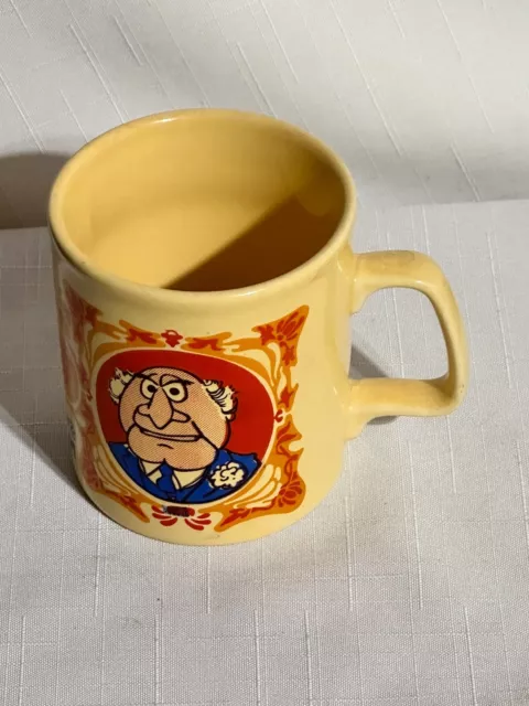 Vintage Muppet Show Kiln Craft Coffee Mug Cream version - Statler & Waldorf 2