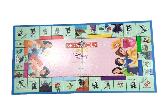 monopoly-junior-disney-princess-edition-game-board-replacement-game