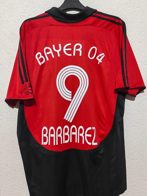 Sergej Barbarez #9 Trikot Bayer Leverkusen 04 Football Shirt 2XL Adidas Jersey