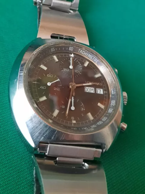 LONGINES CHRONOGRAPH AUTOMATIC day date L674.2 Valjoux 7750