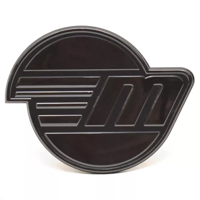 Malibu Boat Raised Emblem Decal 5974808 | Chrome Black 4 1/2 Inch