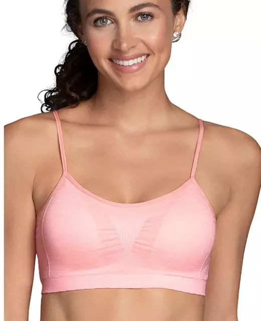 Lily of France Wire Free Sports Bra Size 34 D