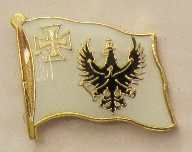 SED DDR Flaggenpin Anstecker - Historischer Anstecknadel Mit Butterflyclip