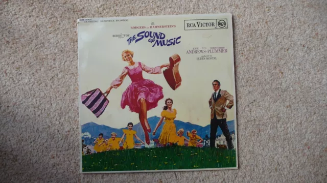 THE SOUND OF MUSIC Original Soundtrack 12" LP Album Vinyl RCA 1965 RB-6616