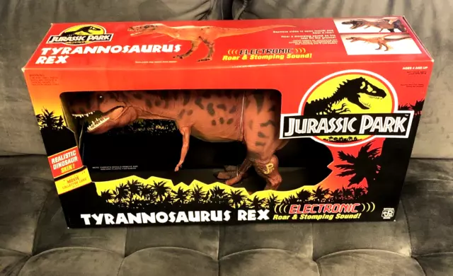 NEW SEALED 1993 Kenner Jurassic Park Electronic T-Rex Tyrannosaurus Rex