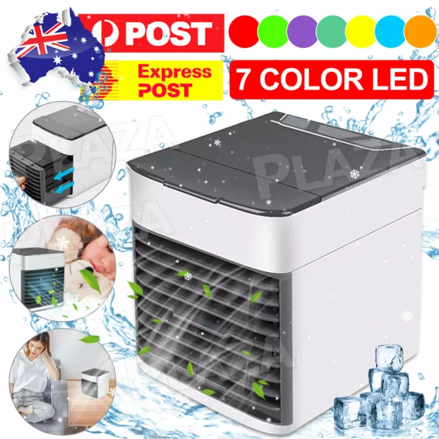 Portable Mini Air Cooler Fan Air Conditioner Cooling Fan Humidifier for Bedroom