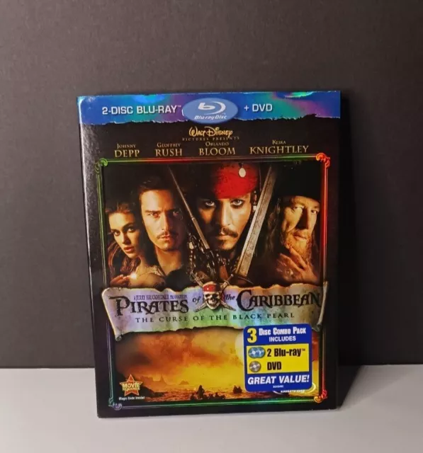 Pirates of the Caribbean: The Curse of the Black Pearl (Blu-ray, 2003)