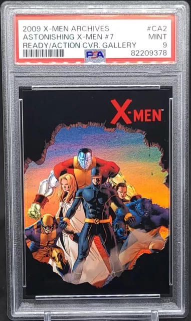 X-MEN #7 PSA 9 2009 Marvel X-Men Archives Ready for Action Cover Gallery CA2