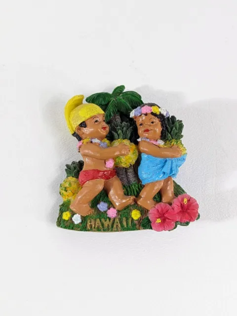 Hawaiian Hula Dancers Fridge Magnet