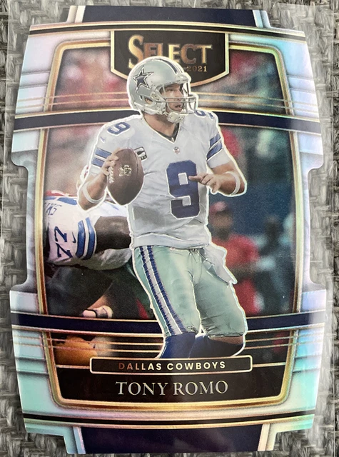 2021 select football tony romo concourse prizm die cut