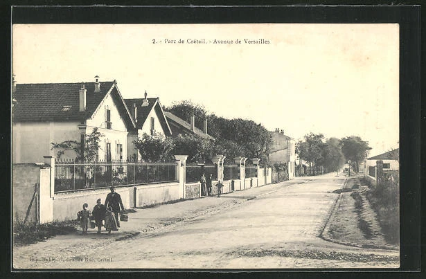 CPA Creteil, Le Parc, Avenue de Versailles