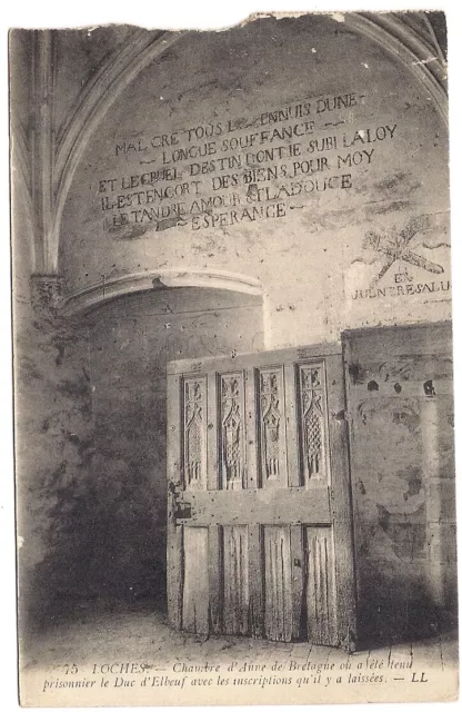 loches , chambre d'anne de bretagne ou a été le duc d'elbeuf