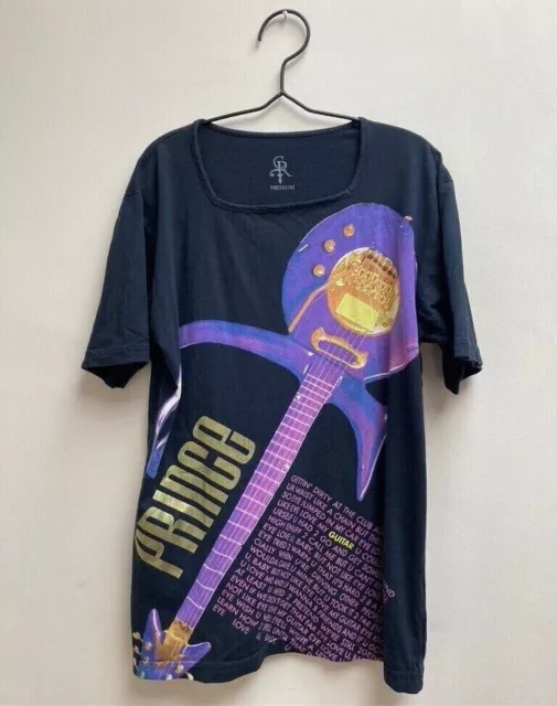 Vintage rare 2007 Prince Earth Tour 21 Nights T-Shirt, pre-worn, black, medium