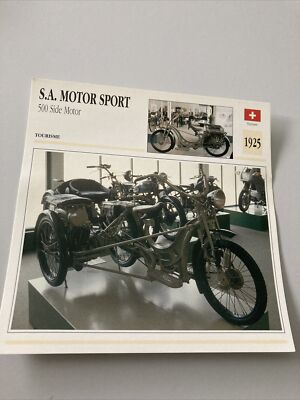 Condor Condor A-580 1951 A 580 fiche carte moto passion collection Atlas 