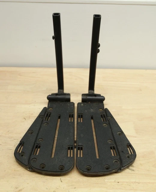 PAIR of Quantum 11" Footplates & Extensions for Q6 Edge 2.0, Edge 3 Power Chairs
