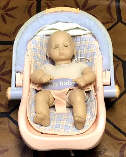 American Girl Bitty Baby Carrier / Carseat With American Baby Doll American Girl Bitty Baby Carrier / Carseat With American Baby Doll