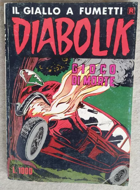 Diabolik R (Costola Bianca) N. 206 - Gioco Di Morte - 26 Gennaio 1987