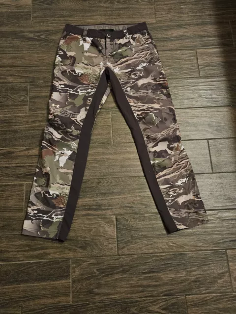 Under Armour Storm Fletching Hunting Camo Water Resistant Pants 10 Nice