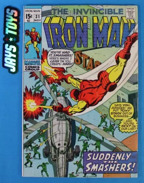 The Invincible Iron Man #31 1970 Marvel Comics