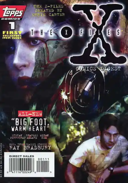 X-Files Comics Digest, The #1 VF; Topps | we combine shipping