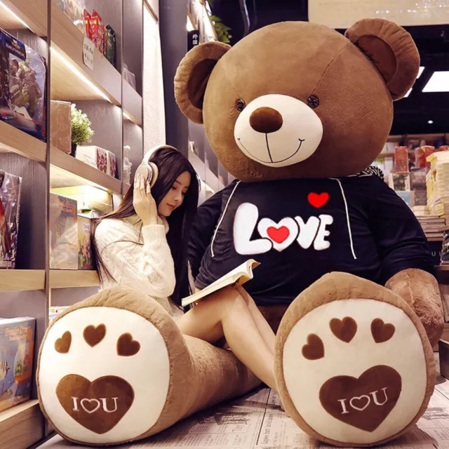 1.2m Teddy Bear Plush Toy Stuffed Animal Giant Doll Soft Cute Gift for Girls Boy 3