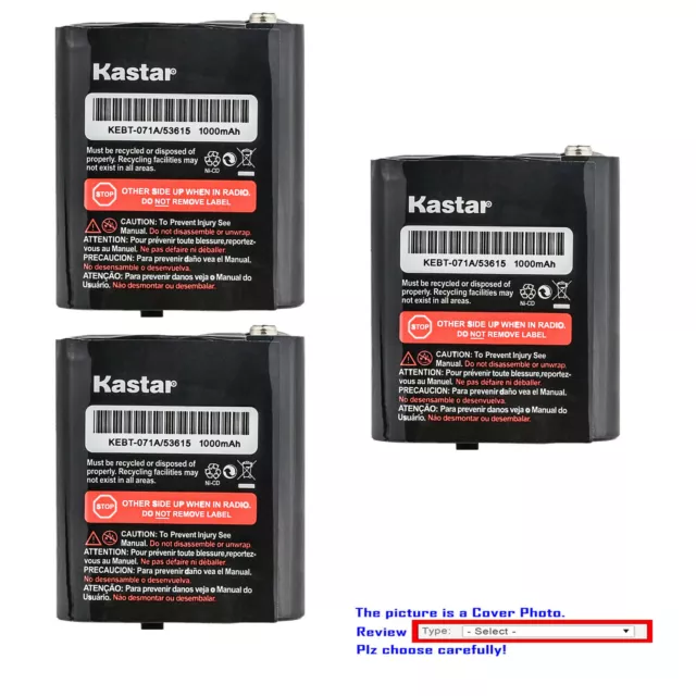 Kastar 1650mAh NiMH Battery for Motorola TalkAbout PMNN4477 PMNN4477A PMNN4477AR