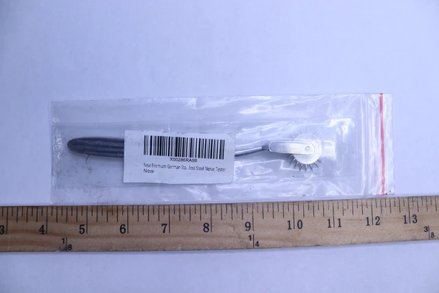 Tebru Wartenberg Medical Diagnostic Tool Pinwheel Nerve Tester Stainless Steel