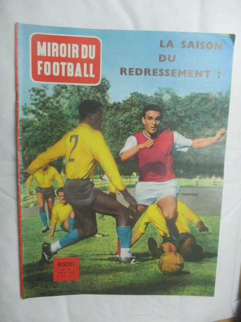 MIROIR DU FOOTBALL n° 230 de 1975 OM - ASSE 1-2 L'EXPLOIT + POSTER ST