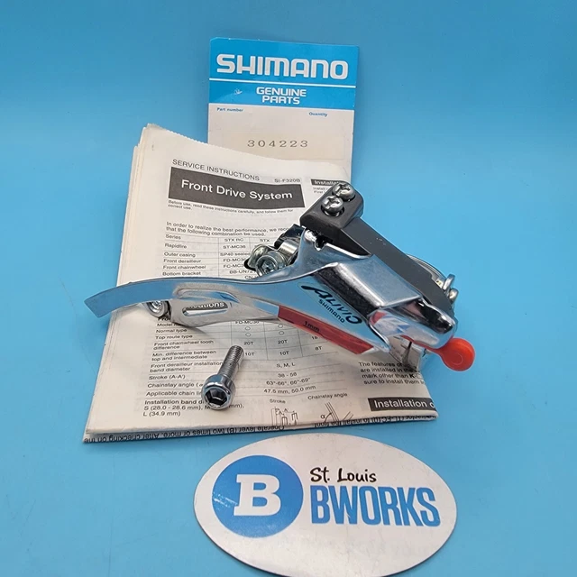 Dérailleur Avant Shimano Alivio FD-MC14 VTT - 7 Vitesses, Top Pull, 28.6 Mm