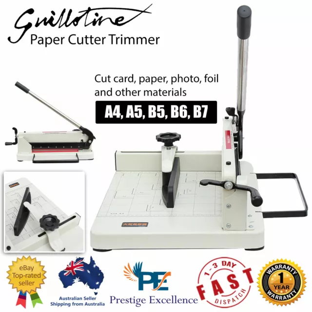 Premium Heavy Duty A4 To B7 Size Paper Cutter Card Guillotine Trimmer 500 Sheets