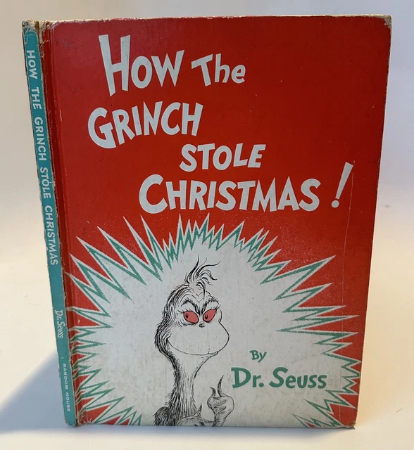 1957 DR. SEUSS FIRST EDITION How the Grinch Stole Christmas! $2.00 ad ...