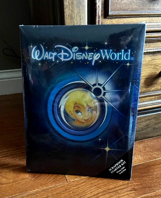 NUEVO Walt Disney World Campana de recortes Kit de inicio Libro de recortes Seguro para fotos sin ácido -B10