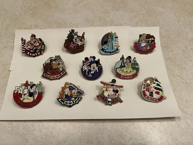 WALT DISNEY WORLD Epcot World Showcase Character Country Pins Pin ...