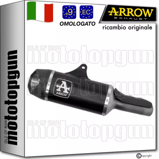 Arrow Scarico Omologato Indy-Race Alluminio Nero C Honda Cb 750 Hornet 2023 23