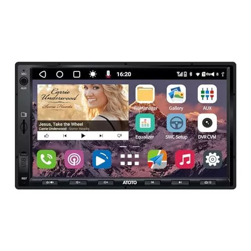 7 Zoll Doppel-DIN Autoradio Android im Armaturenbrett Video Receiver Standard 3G + 32G (A)