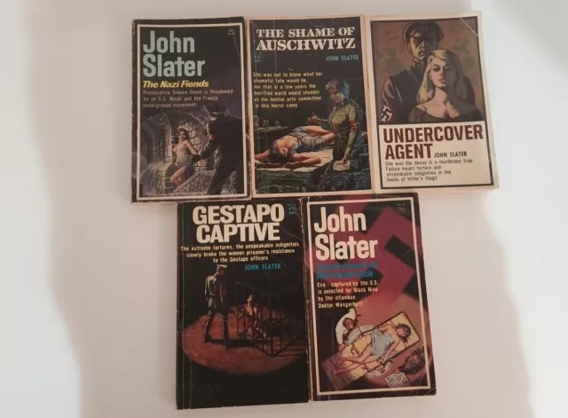 Bulk lot - John Slater - 5x Vintage Australian Books (F1 B1)