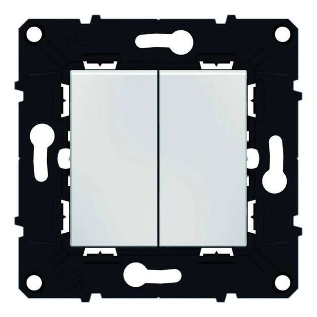 Arnould 64002 Double va et vient 10AX Espace evolution Blanc