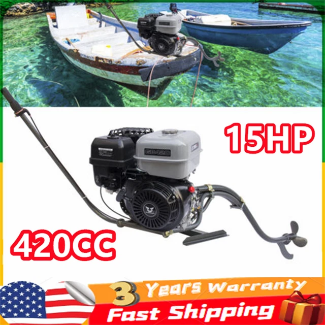 15HP 420cc Outboard Motor Fishing Boat Gasoline Engine Motor 20 km/h 4 Stroke US