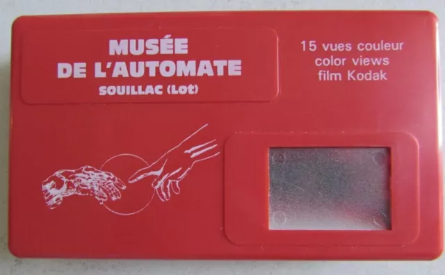 Petite visionneuse 15 vues couleur Kodak Musée de l'Automate Souillac (Lot)