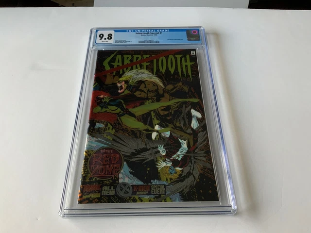 Sabretooth Special 1 Cgc 9.8 White Pgs Chromium Cover X-Men Marvel Comics 1995