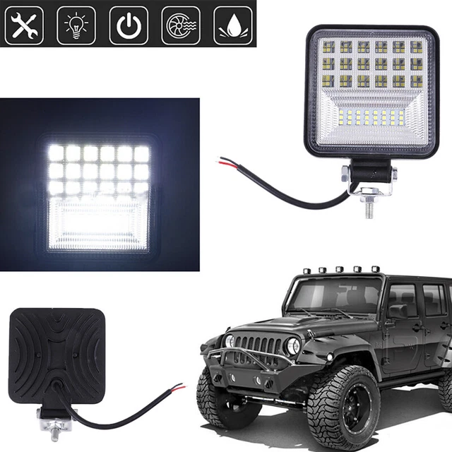 Lampada da guida LED 4 pollici 126 W LED barra luminosa combo punto alluvione auto fuoristrada TD*H7
