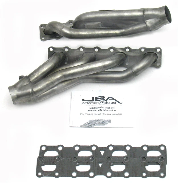 JBA Headers Cat4ward Headers Shorty Natural 1 5/8" Primaries 1400S