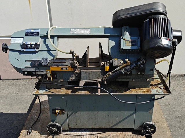 Enco 137-317 Horizontal Metal Cutting Band Saw 1HP 115/230 VAC, 18" Cut, Casters