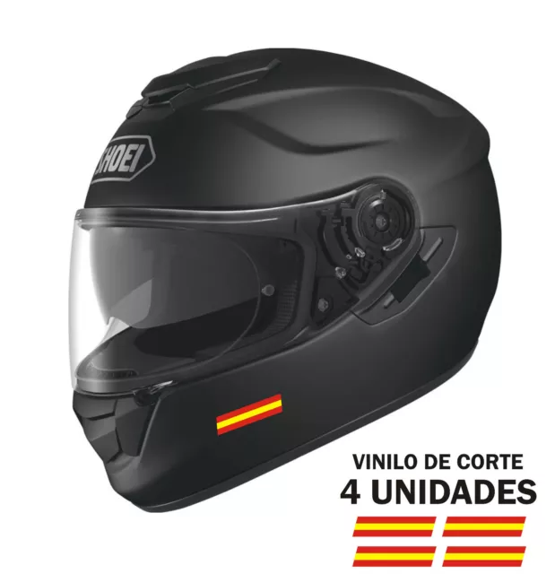 Pegatinas Sticker Vinilo BANDERA DE ESPAÑA - Bike - Bici - Moto - Casco - Coche