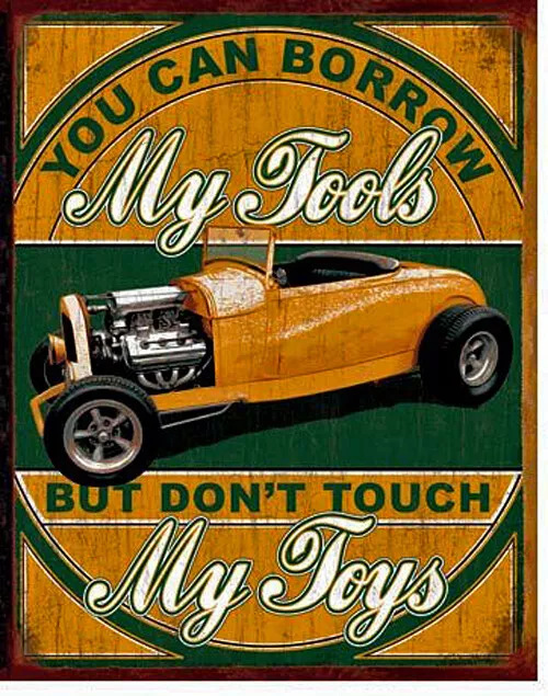 Schild USA Hot Rod Automotiv Poster US-Car 30 x 40 cm Garage Werkstatt *667