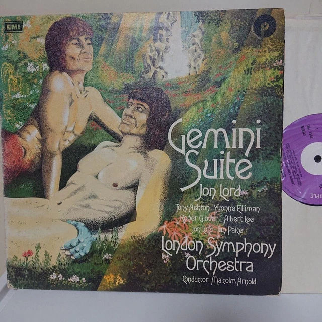 JOHN LORD GEMINI Suite Lp 1971 Uk (Deep) Purple/Emi A1Ub1U