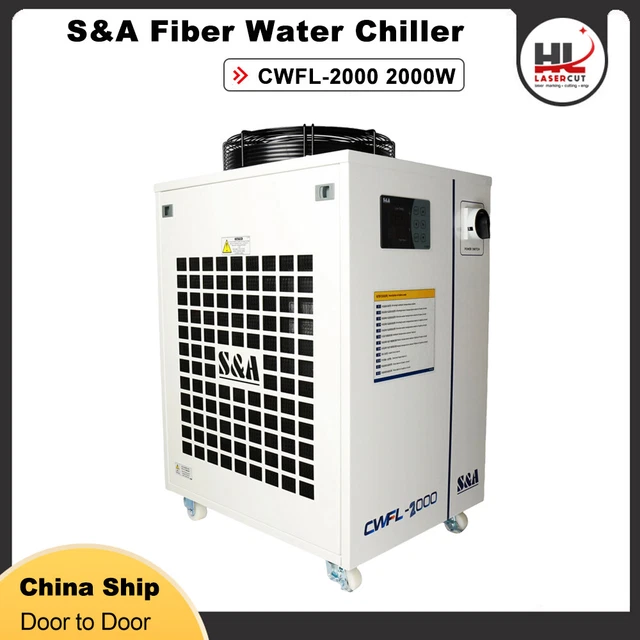 S&A CWFL-2000 Fiber Water Chiller for 2000W Fiber Laser Cutting Machine
