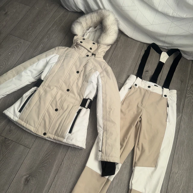 SIZE 8 TOPSHOP Sno Tan Ski Set Jacket And Salopettes Snow Suit Ski