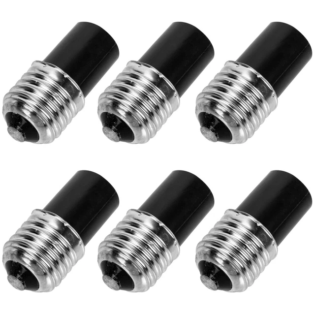 6 pz E27 E12 Portalampada adattatore lampadina connettore base