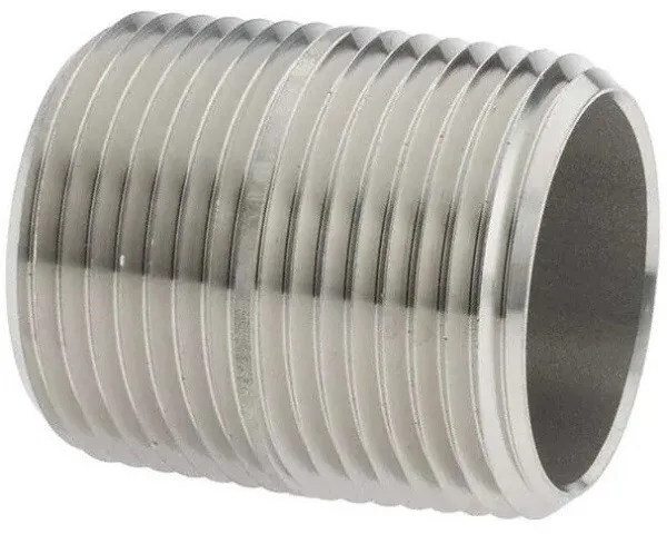 1-1/2" NPT X Close  Pipe Nipple S/40 STD 304 Stainless Steel Sch 40 304/L